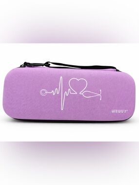 Lavender Heartbeat Stethoscope Case